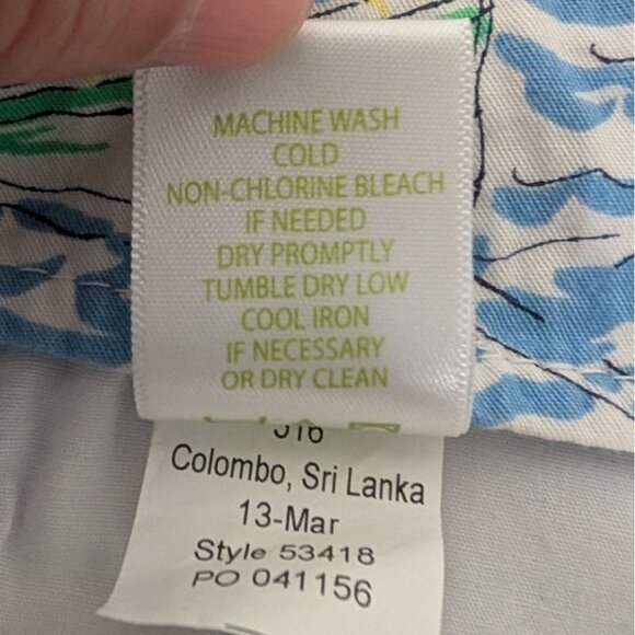 Lilly Pulitzer Sailboat Shorts Womens Size 2 Blue Get Nauti Beach Nautical 53418 - Picture 7 of 12